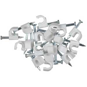 COAXIAL CABLE CLIP 20PK