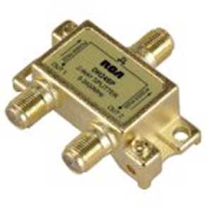 TV SPLITTER:2-WAY.75OHM OV504