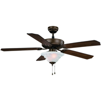 52" CEILING FAN W/DOME LIGHT VB