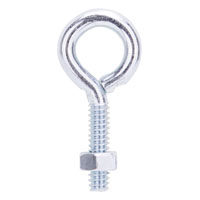 EYE BOLT W/NUT 1-3/8 THREAD LG L