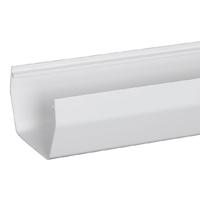 GUTTER CONTEMP WHITE 5INX10FT