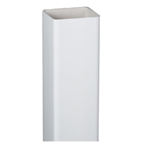 DOWNSPOUT CONTEMP SQ WHITE 2IN