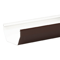 GUTTER CONTEMP BROWN 5INX10FT