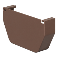 5" BRN Vinyl End Cap           *