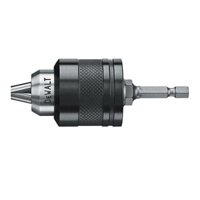 DeWALT DW0521 Quick-Connect Chuck, 3/8 in Chuck, Steel, Keyless