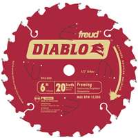 CIRC SAW BLADE 6IN 20T FRAMING