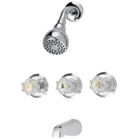 CHROME TUB/SHOWER 3HANDLE