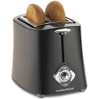 22301C BLACK TOASTER 2 SLICE