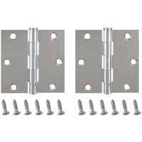HINGE SQ COR 3.5X3.5 CHROME