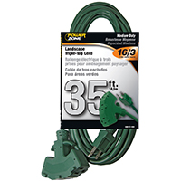 CORD EXT 3TAP16/3SJTWX35FT GRN