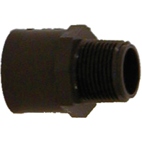 PVC - 2 MALE ADAPTER SCED 80