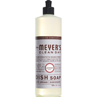 Mrs. Meyer's 11103 Dish Soap, 16 oz, Liquid, Floral, Colorless