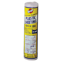 POLY FILM 10X25FT 3MIL CLEAR