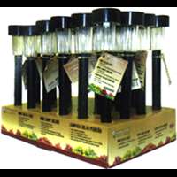 SOLAR LIGHT MINI BLACK PLASTIC