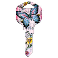 KEY BLANK KW1 BUTTRFLY BLNG