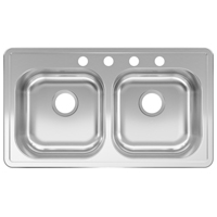 FRA-RDLA3319 KITCHEN SINK DBL SS