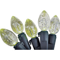 LIGHT SET 50 C5 GLITTER CLEAR