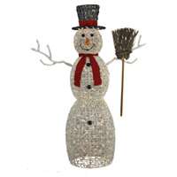 60IN GLITTERING PVC SNOWNAM