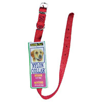 COLLAR NYLON RED 18X5/8