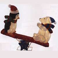 40IN TINSEL SEESAW