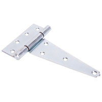 HINGE T STL FIXPIN HD 6IN ZINC