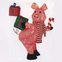 30IN TINSEL PIG