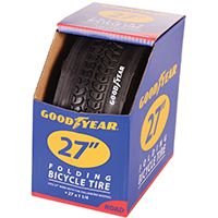 Tire 27 X 1-1/4 Goodyear Black