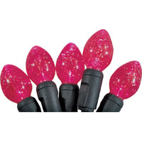 LIGHT SET 50 C5 GLITTER RED