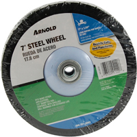 MOWER WHEEL STEEL HUB 7X1.50IN