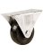 CASTER RGD PLT-MTD BLK 1-1/2IN