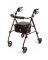 MDS86825SLR ROLLATOR BURGUNDY
