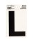 HY-KO RV-50/L Reflective Letter, Character: L, 3 in H Character, Black