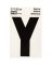 HY-KO RV-50/Y Reflective Letter, Character: Y, 3 in H Character, Black