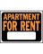 SIGN APARTMENT FOR RENT 9X12IN