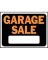 HY-KO Hy-Glo Series 3023 Identification Sign, Garage Sale, Fluorescent