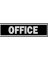 Sign Office 2x8" Alum