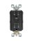 GFCI RECP 2P 15A-125V BLK