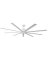 FAN CEILNG WH W/RMOT 6SPD 96IN