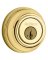 2-CYL DEADBOLT SMT BRT BRASS