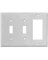 Eaton Wiring Devices 2173W-BOX Wallplate; 4-1/2 in L; 6-3/8 in W; 3-Gang;