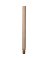 54" WOOD THREADED BROOM HANDLE