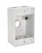 WALLPLATE BOX WHT 1G 4CT 1/2IN