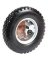 MTD 00047 Wheelbarrow Wheel, 4.8/4 x 8 in Tire, 15-1/2 in Dia Tire, Knobby