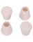 TIP FURNITURE LEG 1/2IN WHITE