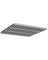 GRATE SQUARE BLACK 12IN