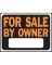 HY-KO Hy-Glo Series 3007 Identification Sign, For Sale By Owner, Fluorescent