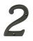 4" Bronze House Number #2