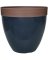 PLANTER PLSTC GLSSY NAVY 15IN