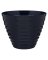 PLANTER W/SAUCER NAVY 16IN