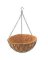 Landscapers Select GB-4303-3L Hanging Planter with Natural Coconut Fiber,